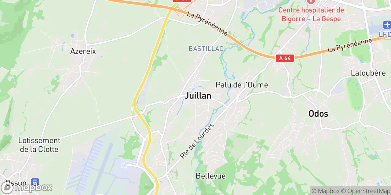 Map with job location